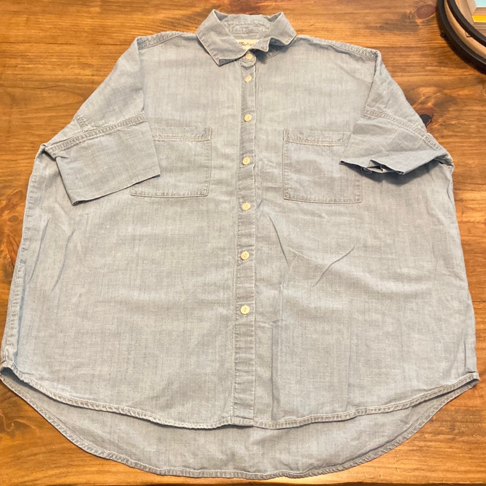 Madewell chambray top